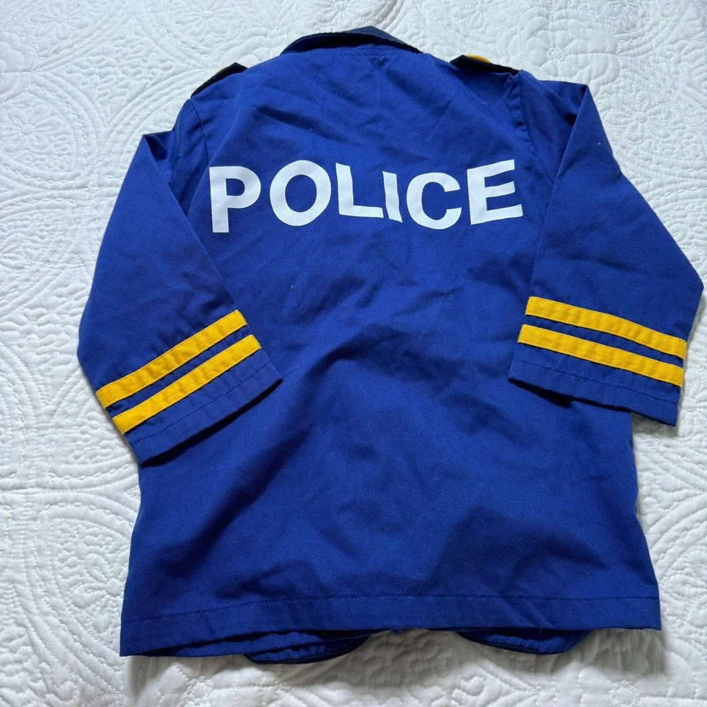 Melissa & Doug Police‎ Officer Costume Jacket Kids Ages 3-6 Blue Role Play 4835